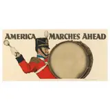 America Marches Ahead by Norman Rockwell, Lithograph in colors, sold May 2024