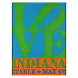 Love, Stable by Robert Indiana, Screenprint in colors, sold May 2024