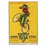 Blanchard-Grange Armes (BGA), Armes & Cycles Poster by Martin Dupin, Lithographic poster in colors, sold May 2024