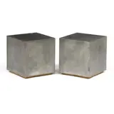 Pair of Cube Side Tables by Michaël Verheyden, Contemporary, sold May 2024