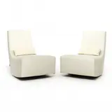 Pair of Neo Fireside Rocking Chairs by Alban-Sébastien Gilles, Contemporary, sold May 2024