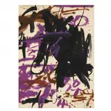 Abstract Composition by Richard Pugliese, Watercolor and acrylic on paper, sold May 2024