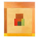 Pueblo Revival by John Hiigli, Transparent oil on canvas, sold May 2024