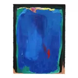 Untitled Abstract by Nancy Tuttle May, Watercolor and acrylic on paper, sold May 2024