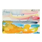 Untitled Abstract by Mary Abbott, Watercolor on paper, sold May 2024