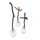 Three Art Glass Shovels by Elizabeth Lyons, Contemporary, sold May 2024