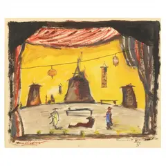 Turandot by Willy Davidson, Oil, sold May 2024
