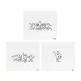 Sesame Street Break-Dancers Animation Drawings (Three Works) by Keith Haring, Mixed media, sold May 2024
