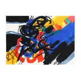 Abstract Composition by Edo Murtić, Watercolor, sold May 2024