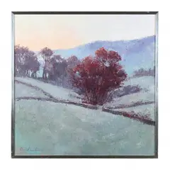 Frosted Pastures by David Williams, Oil on canvas, sold Apr 2024