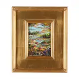 Pond Colors by Thomas DeDecker, Oil on panel, sold Apr 2024