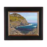 Where Land and Sea Meet by Tim Bell, Oil on panel, sold Apr 2024