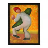 Musician II by Irene Christensen, Oil on canvas, sold Apr 2024
