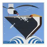 Pelican Pantry by Charley Harper, Serigraph in colors, sold Apr 2024