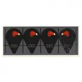 Buzz Off, You Turkey (Turkey Vultures) by Charley Harper, Serigraph in colors on paper, sold Apr 2024