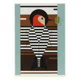 Baffling Belly by Charley Harper, Serigraph in colors on paper, sold Apr 2024