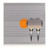 Lovey Dovey by Charley Harper, Serigraph in colors on paper, sold Apr 2024
