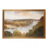 Vapeur sur la Charente by René Hérisson, Oil on canvas, sold Apr 2024