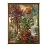 Apres Midi En Poitou by Charles Descoust, Oil on canvas, sold Apr 2024