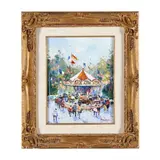 Le Manege by Jean-Pierre Dubord, Oil on canvas, sold Apr 2024