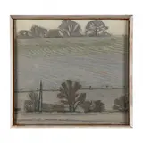 March Fields, Næsby by Alfred Jensen, Oil on canvas, sold Apr 2024