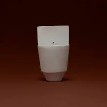 Untitled by Ruth Duckworth, 1986, bisque porcelain in two parts, sold Jul 2026