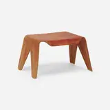 Child's stool by Charles and Ray Eames, 1945, aniline-dyed birch plywood, sold Oct 2022