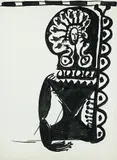 Figur by Friedrich Kuhn, ink, offered Jun 2018