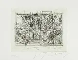 Metaharmonie III by Jean Tinguely, 1981, etching, sold Jun 2018