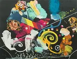 Ohne Titel by Jean Tinguely, pen and ink, sold Jun 2018