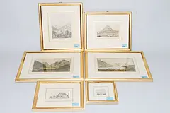 Untitled by Kanton Glarus, etching, sold Jun 2018
