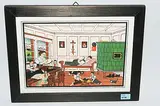 Sonntagnachmittag in der guten Stube, 1968 by Willy Keller, tempera, sold Jun 2018