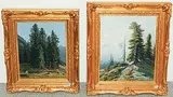 Gegenstücke by Louis Gaulis, oil on board, offered Jun 2018