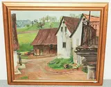 Spreuermühle", 1920 by Reinhold Kündig, oil on canvas, offered Jun 2018