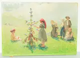 Ferienidylle", 1903 by René Lackerbauer, oil on paper, offered Jun 2018