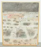 Die vielen Wege zum Dorf", 1966 by Hermann Alfred Sigg, oil on canvas, sold Jun 2018