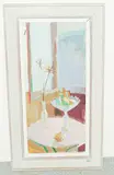 Früchte im Fenster by Henri Schmid, oil on canvas, sold Jun 2018