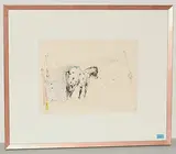 Pferd by Hans Falk, mixed media, sold Jun 2018