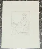 Henry Lavigne by Karl Geiser, etching, sold Jun 2018