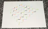 Ohne Titel by Hans Jörg Glattfelder, 1995, color lithograph, offered Jun 2018