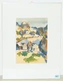 Alplandschaft by Beatrice Guyer, watercolor, offered Jun 2018