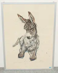 Esel by Fritz Hug, color lithograph, sold Jun 2018