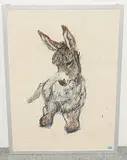 Esel by Fritz Hug, color lithograph, sold Jun 2018