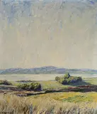 Blick auf den Chiemsee by Otto Eduard Pippel, 1919, oil on canvas, sold Mar 2018