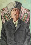Bildnis des General Schaffai Khan (auch Ismael Khan genannt) by Max Kaus, 1966, oil on canvas, sold Mar 2018