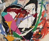 Turmoil by John Seery, 1982, acrylic, offered Mar 2018