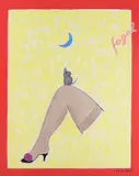 Mondsichel, Maus und Strumpf by C. O. Paeffgen, 1991, acrylic, sold Mar 2018