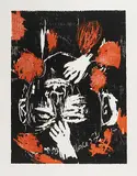 Hand von oben und unten by Georg Baselitz, 1985, woodcut, sold Mar 2018