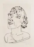Sarika by Max Beckmann, 1922, drypoint, sold Mar 2018