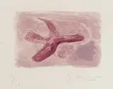 L'Oiseau mauve by Georges Braque, 1960, color lithograph, sold Mar 2018